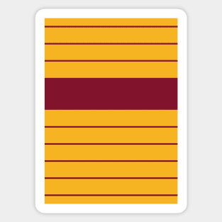 Motherwell Claret Amber Bars Home 2019 - 20 Sticker